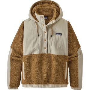 Patagonia Women's Brown & Cream Sherpa Pullover Jacket